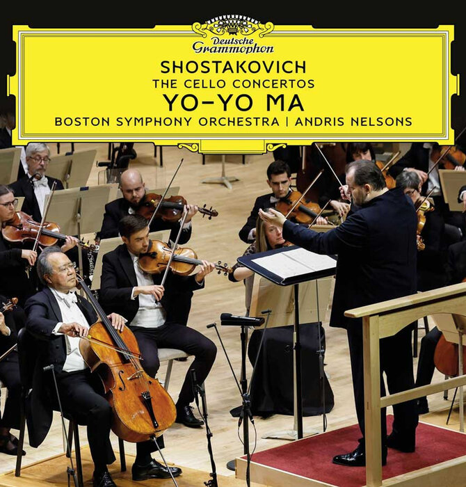 YO-YO MA and Andris Nelsons with The Boston Symphony Orchestra , Shostakovich : The Cello Concertos ( 2 LP 180 Gram Vinyl )