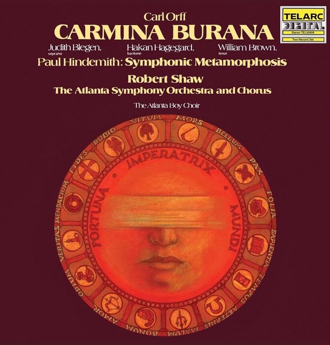 Orff - Carmina Burana , Shaw Robert with The Atlanta Symphony Orchestra & Chorus , 2 LP Vinyl