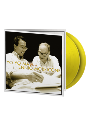 YO-YO MA plays Ennio Morricone . 2LP Translucent Yellow 180 Gram Vinyl , Numbered Limited Edition