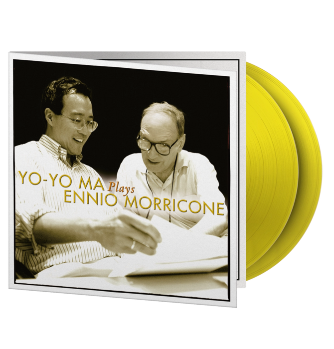 YO-YO MA plays Ennio Morricone . 2LP Translucent Yellow 180 Gram Vinyl , Numbered Limited Edition