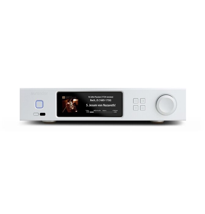 Aurender A15 Server / Streamer / MQA DAC / Preamplifier in Silver , OPEN BOX !
