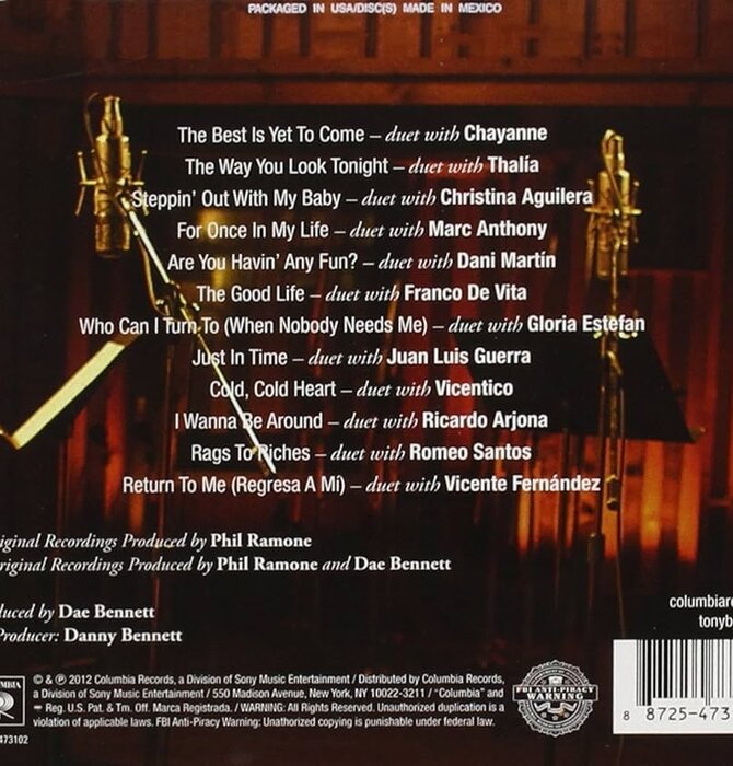 Tony Bennett - VIVA Duets , CD