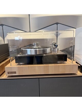 Butcher Block Acoustics - 24" x 18" Solid Maple  Edge-Grain Audio Platform 3" thick with threaded brass Inserts with Rubber Feet , Showroom Demo