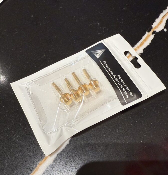 Shunyata Research - Professional Gold-plated Audio Connectors ( 4 - pack )