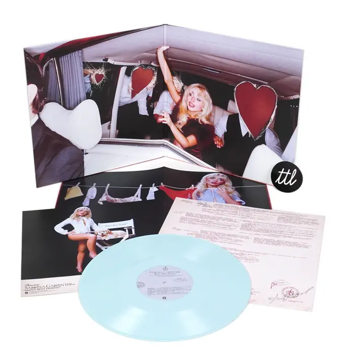 Sabrina Carpenter - Man's Best Friend , Light Blue Vinyl Record