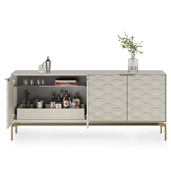 BDI - Ripple 7629 4-Door Storage Credenza