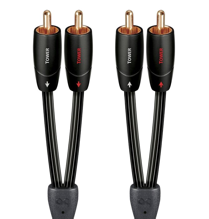 AudioQuest - Tower Analog RCA to RCA Audio Interconnect Cable Tower 0.6 meter, USED !