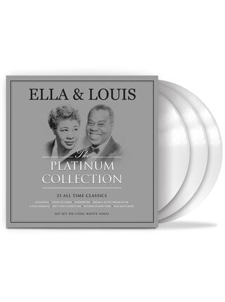 Ella Fitzgerald & Louis Armstrong - Platinum Collection , 3 LP Set on White 180 Gram Vinyl