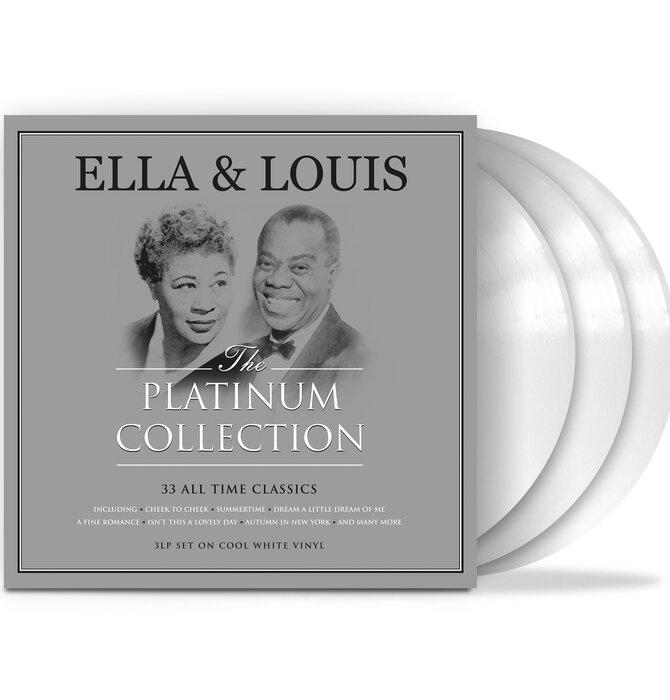 Ella Fitzgerald & Louis Armstrong - Platinum Collection , 3 LP Set on White 180 Gram Vinyl
