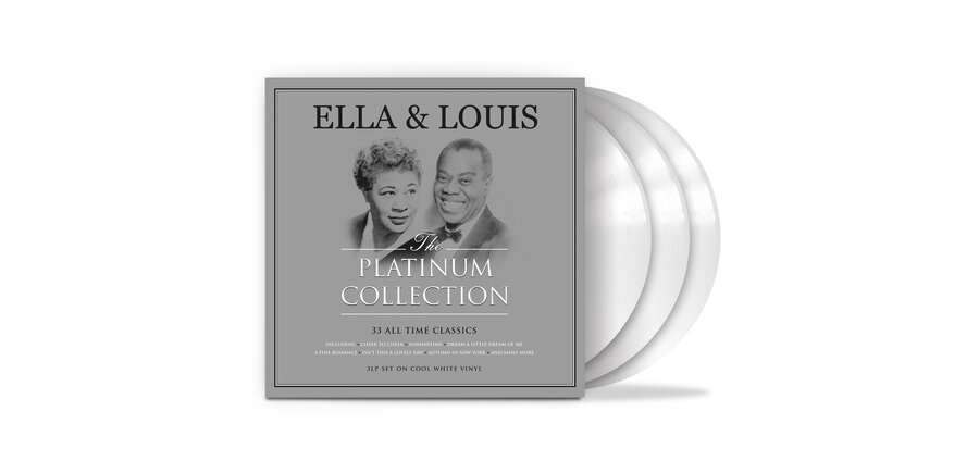 Ella Fitzgerald & Louis Armstrong - Platinum Collection , 3 LP Set on White 180 Gram Vinyl