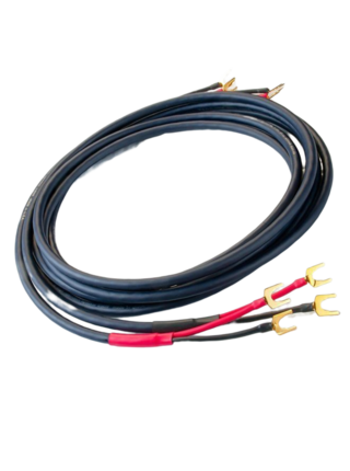 DH Labs - T-14 18' Speaker Cable Pair , Gold-plated Spade to Spade Connectors, OPEN BOX !