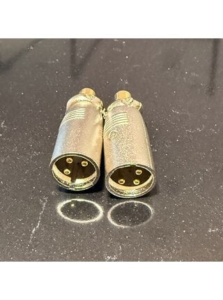Burmester RCA to XLR Cable Adapters ( Sold as Pair ) Female RCA to Male XLR