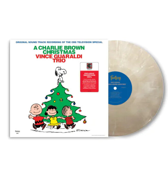 Vince Guaraldi Trio - Charlie Brown Christmas , 60th Anniversary Snowstorm Colored Vinyl
