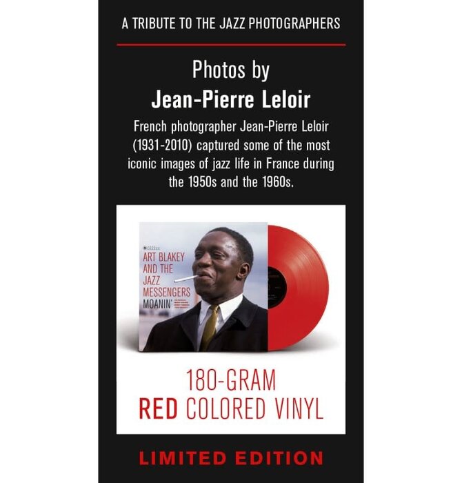 Art Blakey & The Jazz Messengers - Moanin , Limited Edition Red Vinyl by Jazz Images