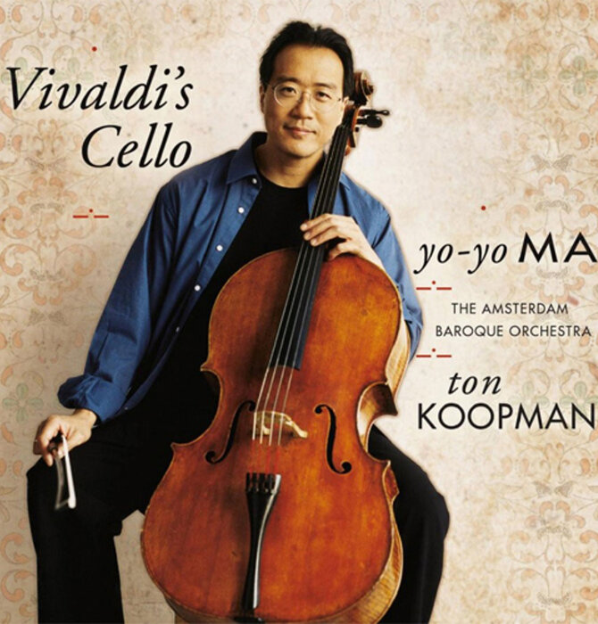 YO-YO MA, Vivaldi's Cello, 2 x LP Crystal Clear 180 Gram Audiophile Grade Vinyl