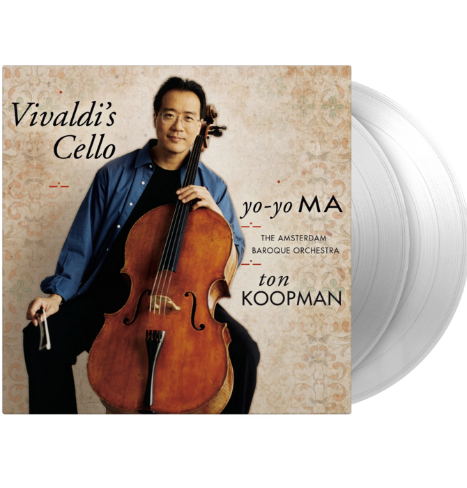 YO-YO MA, Vivaldi's Cello, 2 x LP Crystal Clear 180 Gram Audiophile Grade Vinyl
