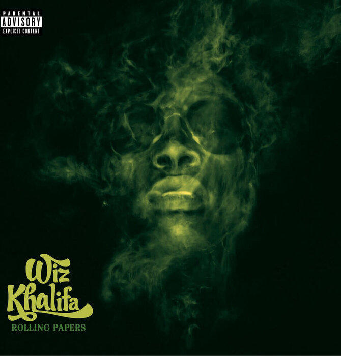 Wiz Khalifa - Rolling Papers  ( X ) , On 2LP Green Vinyl