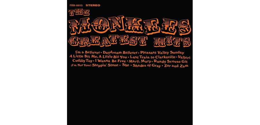 The Monkees - Greatest Hits , Sunspot Orange Hand Poured Effect Vinyl