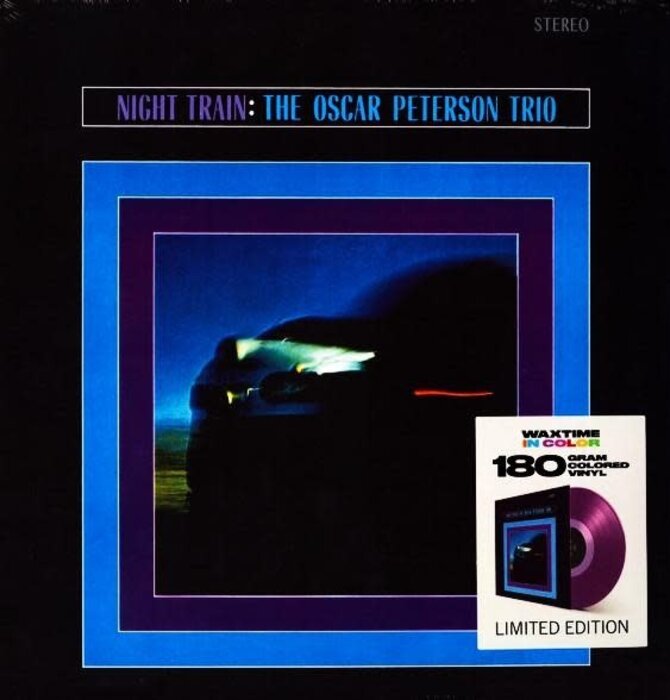 The Oscar Peterson Trio - Night Train on 180 Gram Limited Edition Transparent Purple Vinyl