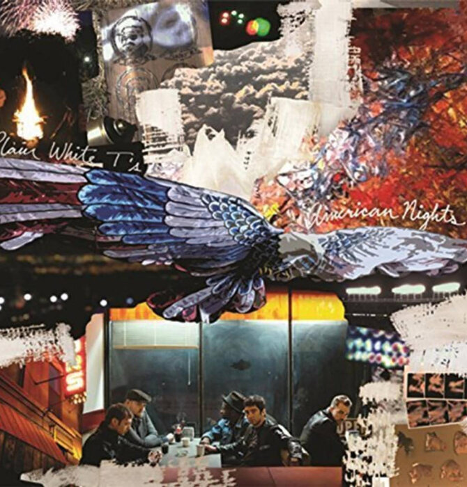 Plain White T's - American Nights for Ten Bands One Cause ,  Indie Pink Vinyl, Limited to 1000 Copies