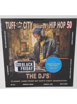 Tuff City Salutes Hip Hop 50, Te DJ's Classic Jams From Hip Hop's First Generation , Volume 4 , Limited Edition Blue Vinyl