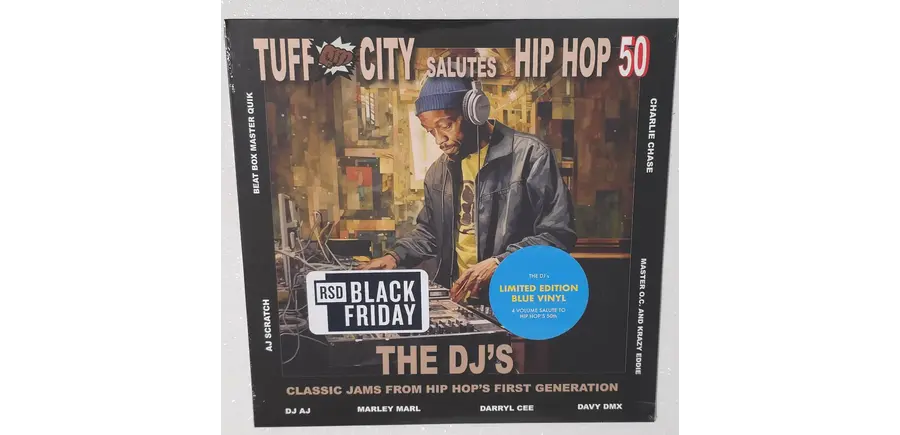 Tuff City Salutes Hip Hop 50, Te DJ's Classic Jams From Hip Hop's First Generation , Volume 4 , Limited Edition Blue Vinyl