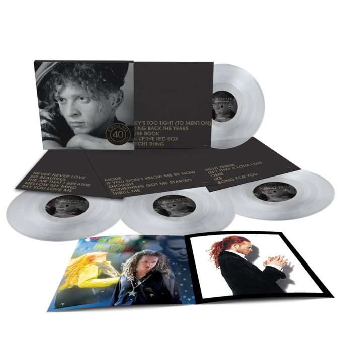 Simply Red - Recollections , 4 x LP 180 Gram Audiophile Grade Clear Vinyl