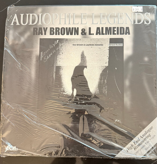 Ray Brown & L. Almeida - Audiophile Legends "Moonlight Serenade"  . Direct to Disc Pressing , Very Limited Edition 2003 Single Pressing Vinyl Record , Unopened ! Last Copy !