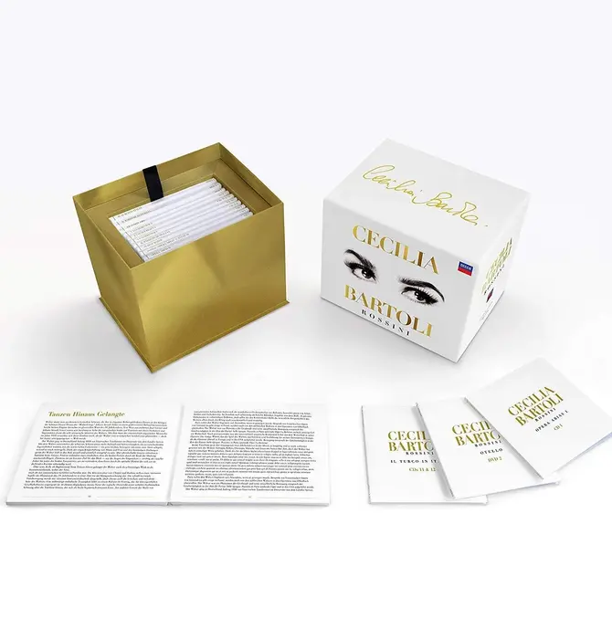 Cecilia Bartoli - Rossini Limited Edition Box Set, 15 CD's + 6 DVD's