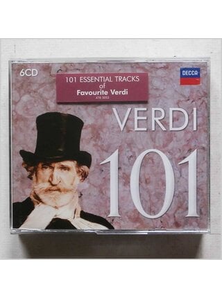 Verdi - 101 Essential Tracks of Favourite Verdi, 6 CD Set
