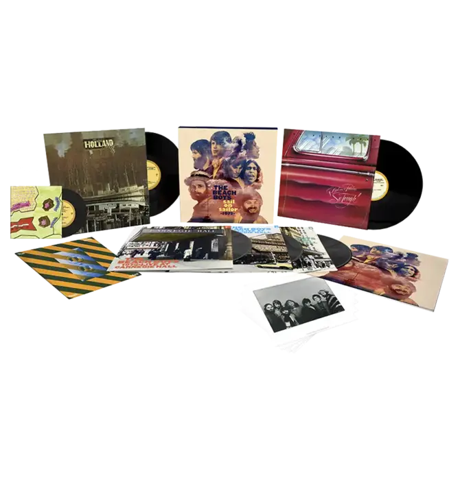 The Beach Boys - Sail On Sailor 1972, 5 x LP + 7" Single Vinyl with Previously Unreleased Tracks + 36 Page Book, Super Deluxe Box Set