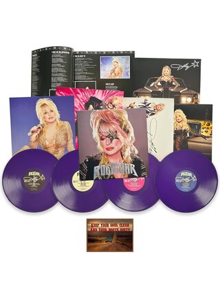 Dolly Parton - Rockstar ( Indie Exclusive, Purple Vinyl, Alternate Cover ) 4 LP Box Set