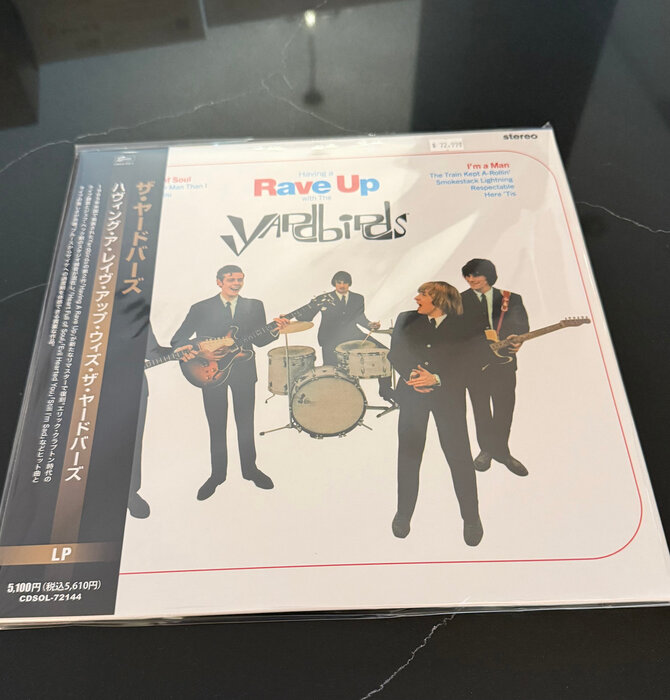 The Yardbirds - Having A Rave Up With The Yardbirds , LIVE at The Marquee Club in 1964  , Limited Edition 60th Anniversary  Vinyl , Japanese Import, Last Copy !