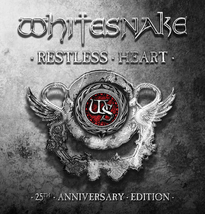 Whitesnake - Restless Heart , 180 Gram Audiophile Grade 2 LP Newly Mixed Limited Edition Silver Vinyl
