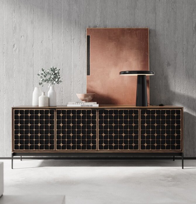 BDI Elements 8709 - Constellation Base  Media Cabinet