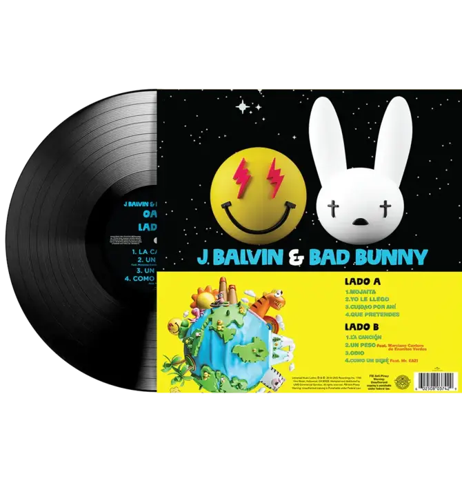 J. Balvin & Bad Bunny - Oasis , Vinyl