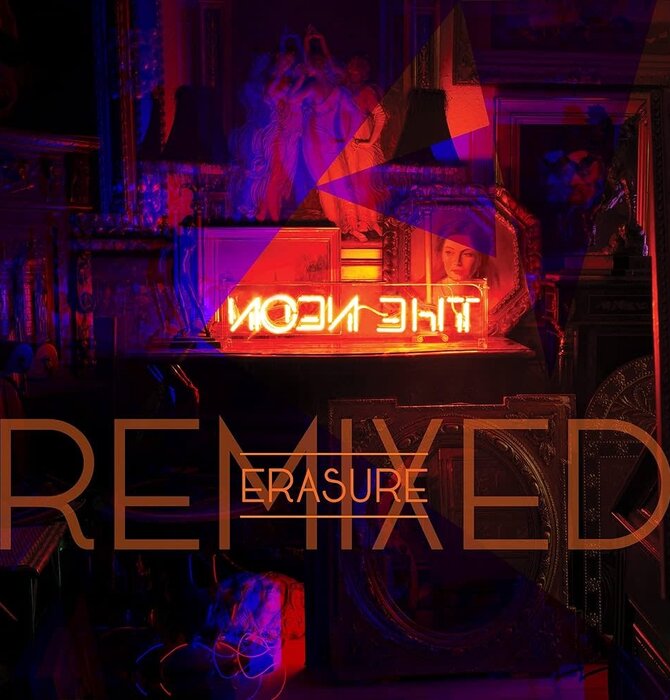 Erasure - Neon Remixed , Limited Edition Amber & Yellow 2 x LP Vinyl