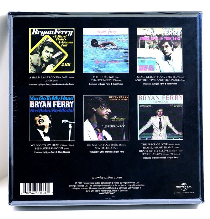 Bryan Ferry - The Island Singles 1973 - 1976 , 6 x 7"  45RPM Singles in a Box Set