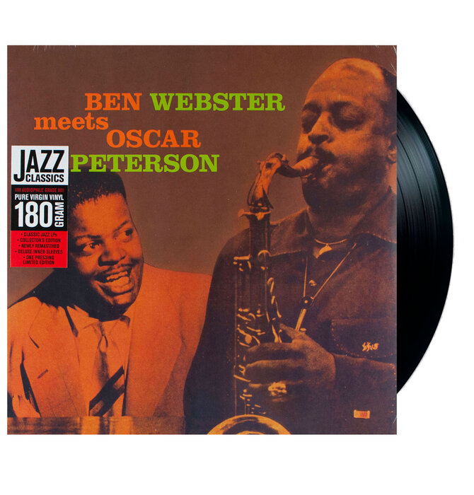 Ben Webster Meets Oscar Peterson , 180 Gram Pure Virgin Vinyl, Collectors Edition Audiophile Grade , One Pressing Limited Edition