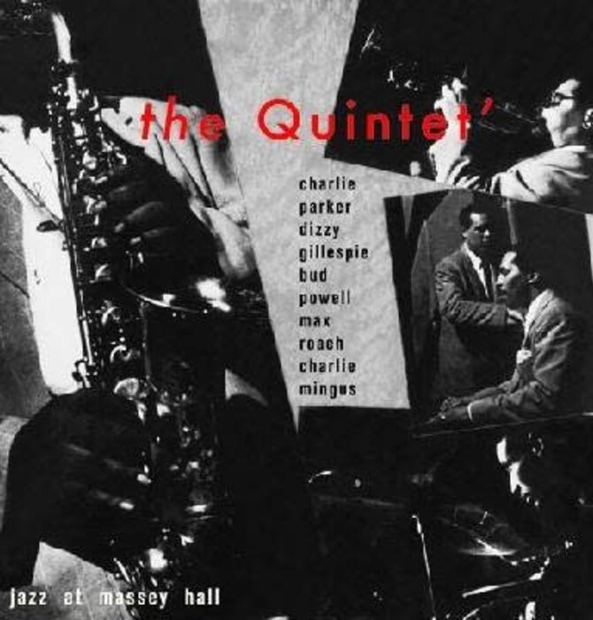 The Quintet' Charlie Parker, Dizzy Gillespie, Bud Powell, Max Roach, Charlie Mingus - Jazz At Massey Hall,180 Gram Pure Virgin Vinyl, Collectors Edition Audiophile Grade , One Pressing Limited Edition