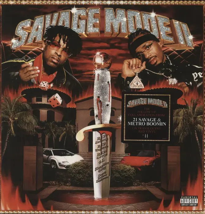 21 Savage & Metro Boomin - Savage Mode II , Translucent Red Vinyl