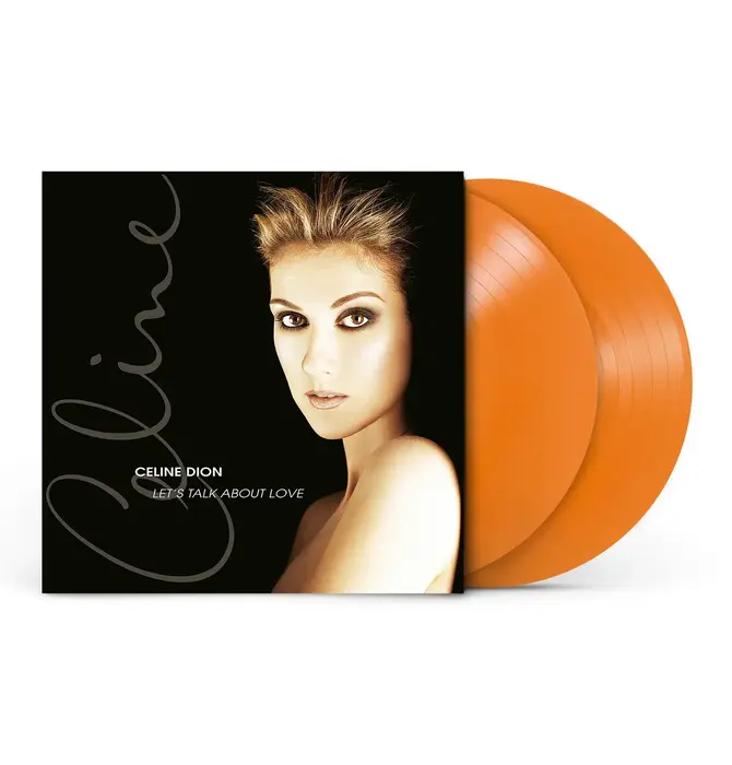 Celine Dion - Let's Talk About Love , Limited Edition Opaque Orange Colored 2LP Vinyl