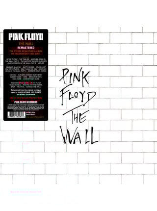 Pink Floyd - Wall , ( 2016 Gatefold Version ) 180 Gram Vinyl