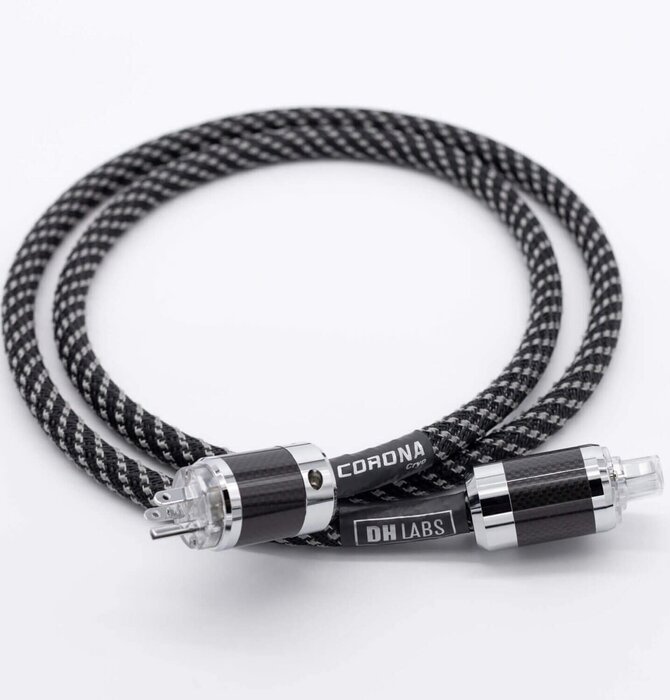 DH Labs - Corona Cryo Reference Audiophile Grade A/C Power Cable, 2 meter , Showroom Demo in Mint Condition