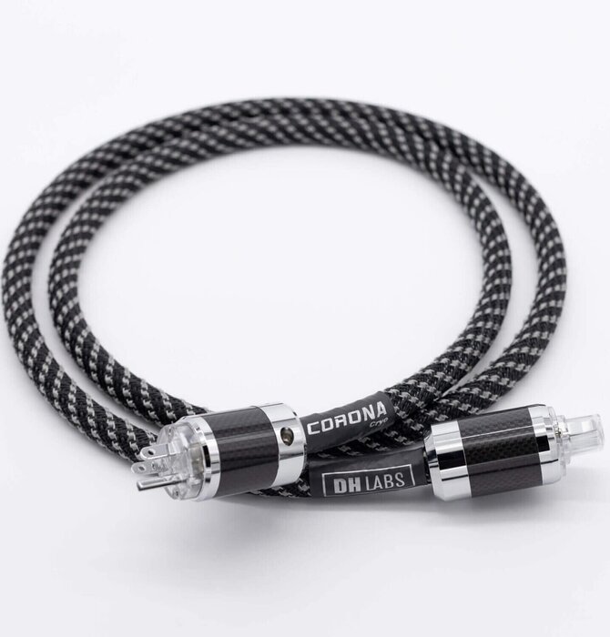 DH Labs - Corona Cryo Reference Audiophile Grade A/C Power Cable, 1.5  meter , Showroom Demo in Mint Condition