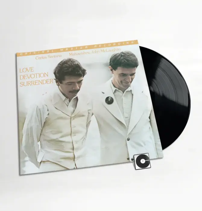 Carlos Santana, John McLaughlin & Mahavishnu - Love Devotion Surrender  ,  Limited Edition Numbered Mobile Fidelity 180 Gram Audiophile Vinyl