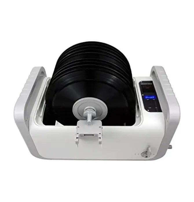 iSonic® Motorized Ultrasonic Vinyl Record Cleaner for 10 LP Records