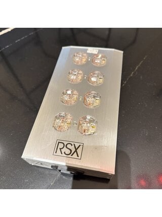 RSX PowerClean Power8 Box in Silver Anodized Aluminum , 15 AMP,  Showroom Demo comes with Fully Warranty