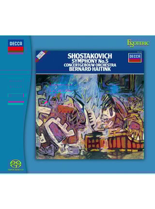 Shostakovich: Symphony No. 5 - Royal Concertgebouw Orchestra Conducted By  Bernard Haitink, Hybrid Stereo Japanese Import Hybrid SACD by Esoteric & DECCA, OPEN BOX ! NEVER USED !