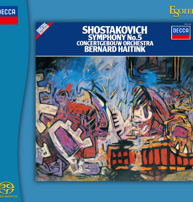 Shostakovich: Symphony No. 5 - Royal Concertgebouw Orchestra Conducted By  Bernard Haitink, Hybrid Stereo Japanese Import Hybrid SACD by Esoteric & DECCA, OPEN BOX ! NEVER USED !